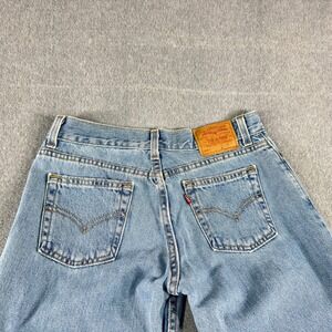 Vintage Levi's 514 Womens 7 (30) JR Superlow Flared Leg Light Wash 90s